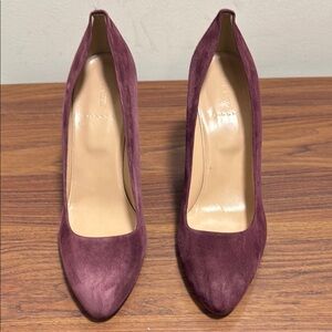 J. Crew Purple Heels